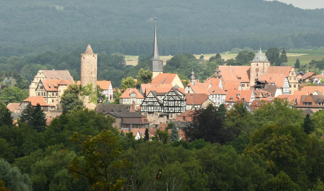 Alte Foersterei - Elegantes Apartment In Der Historischen Hinterburg Schlitz - Nahe Fulda Und Bad Hersfeld 外观 照片